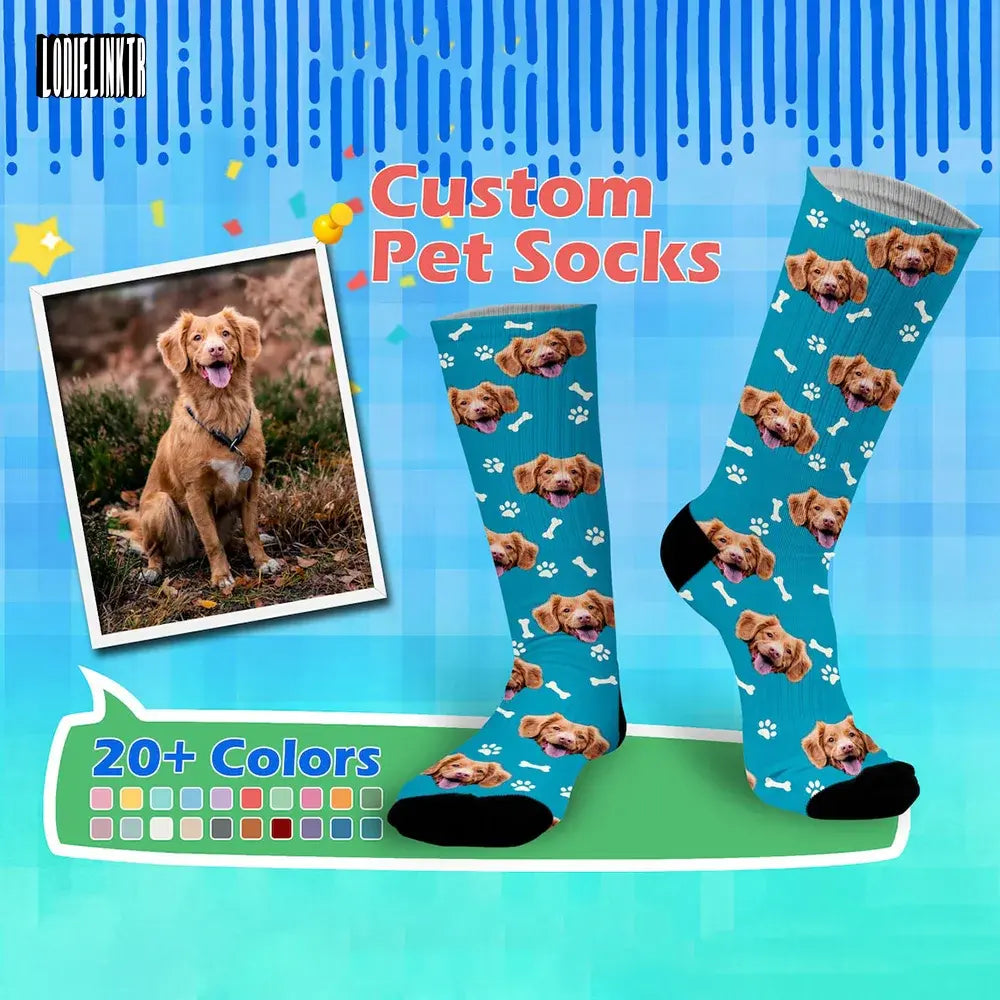 Custom Pet Socks Custom Pet Pillows